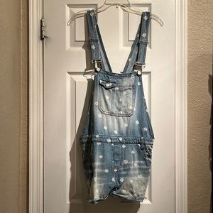 FLORAL PRINT OVERALLS